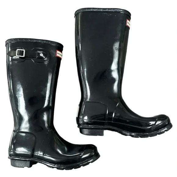 Hunter Original Gloss Black Rain Boot Women’s Size 5 - Picture 16 of 16